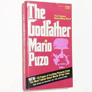 The Godfather Mario Puzo 1969 Fawcett Crest Movie Tie-in Book Vintage Paperback - Imagen 1 de 5