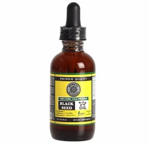 Black Seed Oil 100% Pure Unrefined Cold Pressed Nigella Sativa Herbal By Nature - Picture 1 of 1