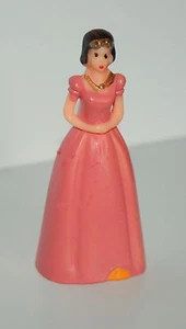 Vtg Plastic Story Book Snow White Figure Cup Cake Topper Decoration 60s New NOS - Picture 1 of 1