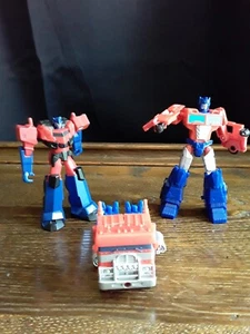 3 small transformer toys Optimus Trucks Missing Parts - Picture 1 of 6
