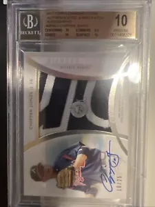 2017 Topps Diamond Icons Patch handsigniert Relic Chipper Jones Braves /25 BGS 10 - Bild 1 von 2