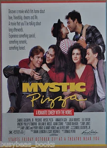 1988 MYSTIC PIZZA movie advertisement, Annabeth Gish, Julia Roberts - Picture 1 of 1