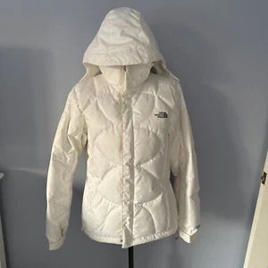 Chaqueta de esquí North Face Prodigy 600 plumón acolchado talla mediana blanca para mujer - Imagen 1 de 24