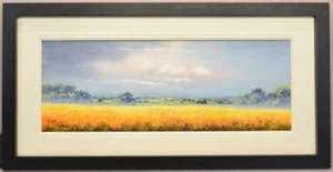 Allan Morgan - Golden Pastures (40 x 15) (Original Framed) - In Stock - Picture 1 of 1