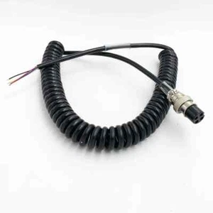 Microphone Coiled Replacement Cord Cable 4Pin For Pr550 Pr3100 Car Walkie Talkie - Zdjęcie 1 z 4
