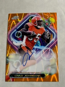 2023 Topps Composite Cosmic Chrome Orange Galactic Chad Johnson Auto /25 #CCA-CJ - Picture 1 of 2