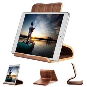 Supporto tablet e cellulare: supporto stazione supporto in legno Samsung Apple Acer Asus - Foto 1 di 8