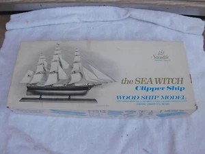 The Sea Witch Clipper Ship Wooden Ship Kit -Scientific Model Kit 171 - Open Box - Picture 1 of 8