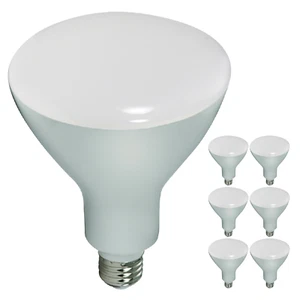 Pack LED 16.5W =85W BR40 103° Wide Flood 4000K Cool White 1200L 120V Medium E26 - Picture 1 of 12