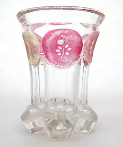 Ranftbecher Biedermeier Glas ca. 1840 - Bild 1 von 12