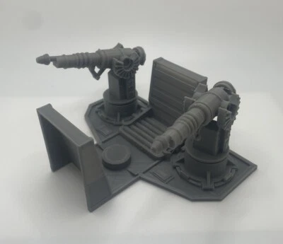 Vintage Star Wars Kenner Rebel Transport Cannons Mount & Base Repro Part 1982 - Image 1 of 4
