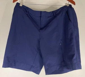 Womens 32 Degrees COOL Blue Cargo Shorts ~ Size Medium 8/10 - Picture 1 of 7