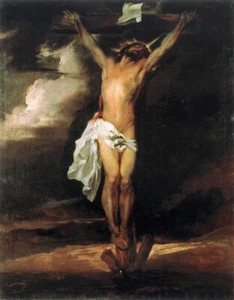 perfect oil painting handpainted on canvas"Crucifixion"N18110 - Picture 1 of 1