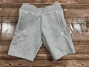 NWT Boys Adidas Heather Gray Shorts Size S Drawstring Waist Pocket - Picture 1 of 9