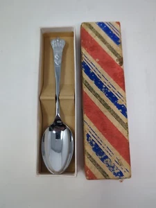 Coronation Spoon 1951 Queen Elizabeth I Chromium Unity Boxed - Picture 1 of 5