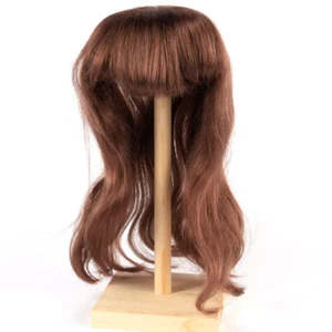 Monique Synthetic Mohair Lizzy Chestnut Brown 14"-15" Doll Wig - Picture 1 of 4