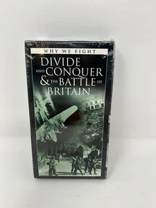 Why We Fight - Divide & Conquer & The Battle of Britain. WW 2 VHS New Sealed  - Picture 1 of 6
