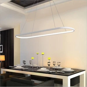 White Pendant Light Kitchen LED Lamp Bar Chandelier Lighting Shop Ceiling Lights - Picture 1 of 11