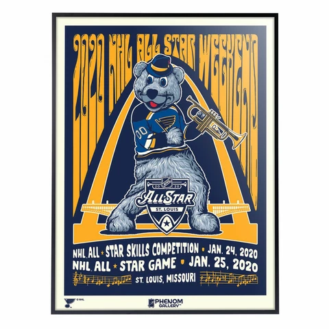 Phenom Gallery NHL 2020 All Star Game Limited Edition Deluxe Framed Serigraph Pr Cover