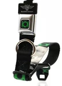 Buckle Down - Pet Product, Dog Collar Small Green Lantern, 9-15 Inches - Picture 1 of 4