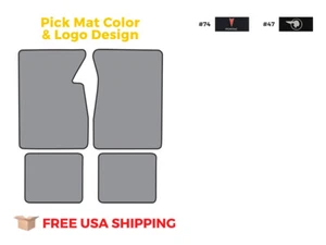 FITS 1955 Pontiac Chieftain Safari 2DR Floor Mat 4pc Loop - Picture 1 of 6