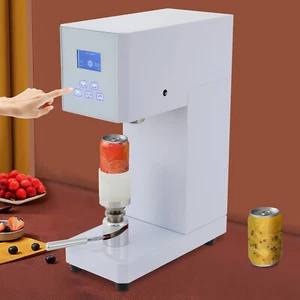 Sigillatrice per bottiglie di tè al latte semiautomatica lattine per bevande sigillatrice 370W - Foto 1 di 20