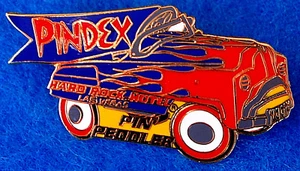 PROTOTIPO ÍNDICE LAS VEGAS PIN VENDEDOR AMBULANTE DISTRIBUIDOR COCHE DE PEDALEO Hard Rock Café AZUL LE10 - Imagen 1 de 1