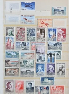 France 1954 Collection Anne 1954 include Air Mail set all MNH Very high value S1 - Picture 1 of 2