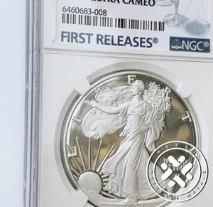 2022 W EAGLE $1 NGC PROOF 68 ULTRA CAMEO SILVER COIN EAGLE FIRST RELEASES - Picture 1 of 4