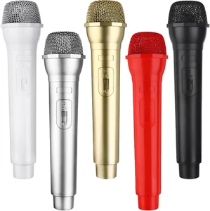 5 Pieces Microphone Prop Play Plastic Toy Microphone Fake Microphone Prop Simula - Picture 1 of 12