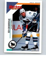 1993-94 Panini Stickers Hockey  #261 Ed Courtenay  San Jose Sharks V83924