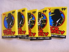 Dick Tracy 1990 Movie Topps Lot 5 Sealed Unopened Packs Trading Cards & Stickers