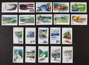 CANADA 1991-1994  Rivers, 4 sets, 20 different stamps Mint NH - Picture 1 of 1