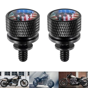 1/4-20 Thread  Seat Bolt Rear black Universal For Harley Touring 1996-2023 - Bild 1 von 15