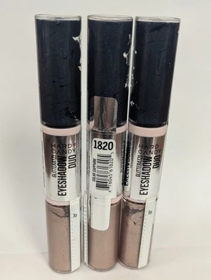 LOT OF 3 - HARD CANDY GLITTERATZI EYESHADOW DUO - #1820 SOLAR SAPPHIRE - Image 1 of 3