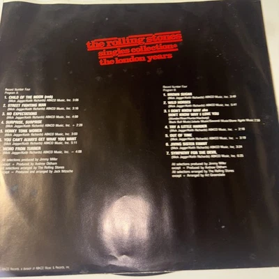 The Rolling Stones Singles Collection: The London Years 12" 4xLP Box Set Foto 1 de 4