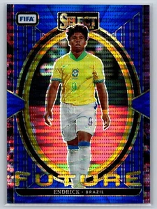 2024-25 Panini Select Fifa - Select Future Endrick #15 Blue Pulsar Prizm Brazil - Picture 1 of 2