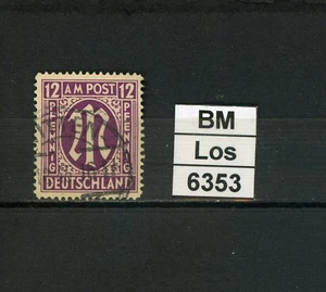 BM6353, All. Besetzung, Bizone, AM POST, 15 Fay, o, gepr. BPP - Bild 1 von 1