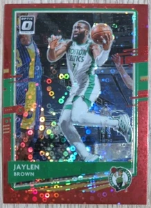 2020-21 Panini Donruss Optic Fast Break Red Prizm Jaylen Brown /85 - Bild 1 von 2
