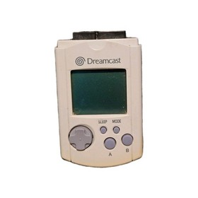Sega Dreamcast VMU Visual Memory Unit White HKT-7000 Memory Card - Untested!