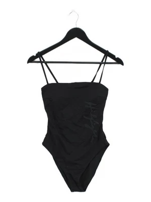 Tommy Hilfiger cheeky high leg cami one-piece swimsuit in black RRP £85 - Image 1 of 4