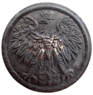 二战前波兰军队军事纽扣无制造商 22 毫米 — 第 1/2 张图片