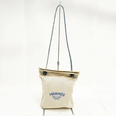 SIN TARIFA Bolso de Hombro Hermes Beige Lona 1068280 Foto 1 de 4