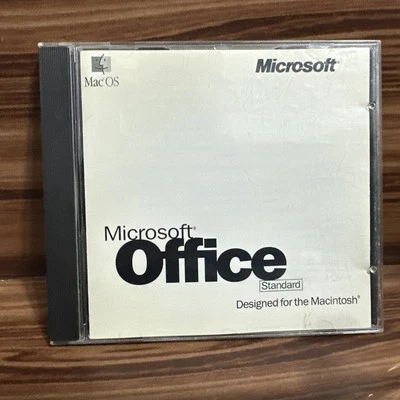 Vintage RARE Microsoft Office Standard For Mac V 4.2.1 CD-ROM With CD Key - Image 1 of 4