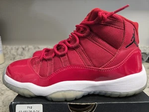 Nike Air Jordan 11 Retro High Win Like '96 Sz 5.5Y 378038-623 Gym Red GS  - Picture 1 of 9
