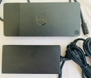 Dell USB C Docking Station WD19TB K20A w/ 180W Power Adapter - Excellent Working - Afbeelding 1 van 2