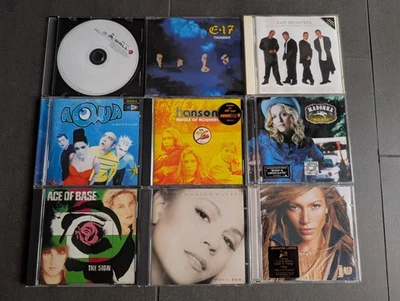 CD Sammlung Aqua, Ace of Base, Madonna, Hanson, East Seventeen, JLO - Bild 1 von 3