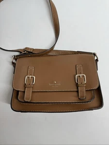 Kate Spade New York Allen Street Neil Flap Crossbody Bag Leather Logo See Notes - Picture 1 of 16