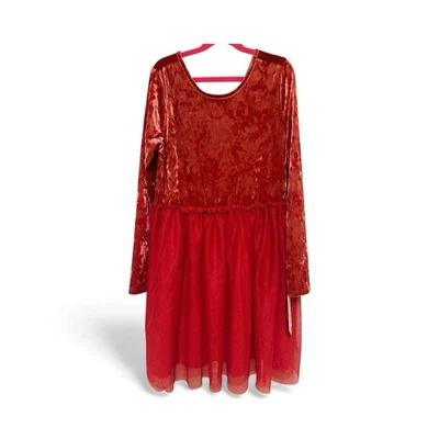 Cat Jack Rojo Vacaciones Brillante Tutú Falda Vestido de Navidad Niñas XL (14-Plus) Cartera Foto 1 de 4