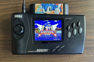 Sega Genesis Nomad MK6100 Probado y Funcionando PANTALLA IPS MOD - ENVÍO RÁPIDO Foto 1 de 4